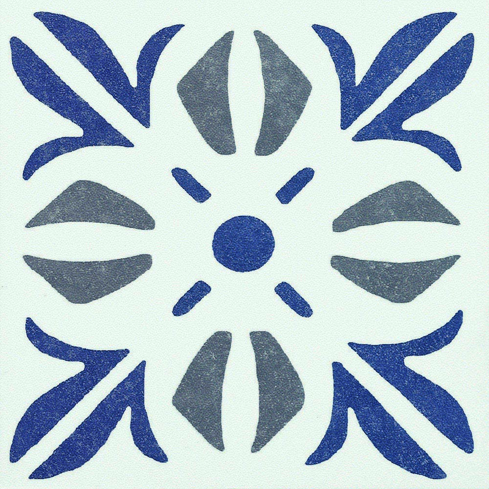 d-c-fix Cubia Blue Sticky Back Vinyl Wall Tile 18 Pack Image 2