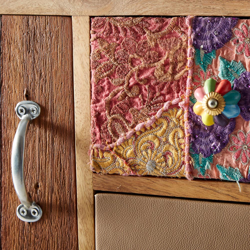 Brooklyn Monaco 3 Door 4 Drawer Single Shelf Large Sideboard Image 2