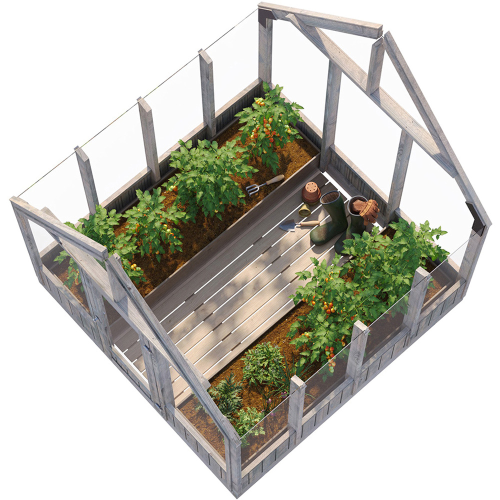Palmako Emilia 7.9 x 8ft Glasshouse Image 3