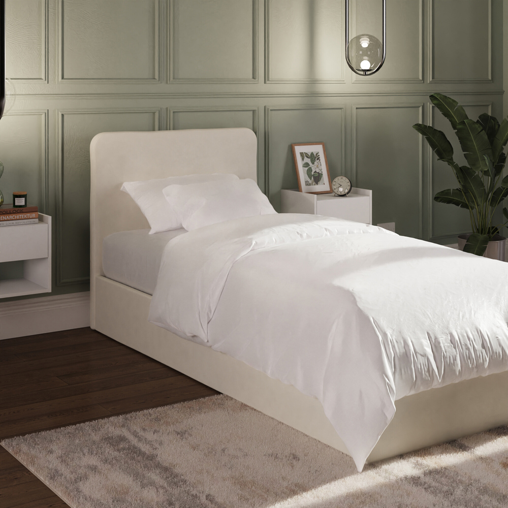 GFW Chiswick Single Natural Ottoman Bed with SC Pocket Sprung Mattress Image 9