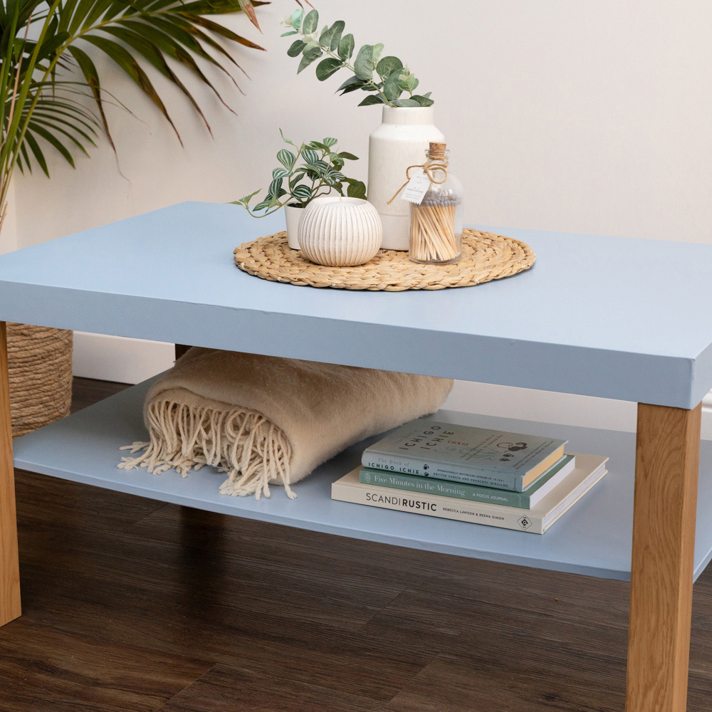 d-c-fix Matt Heritage Blue Self-Adhesive Plastic Vinyl Wrap Film 67.5cm x 15m Image 4