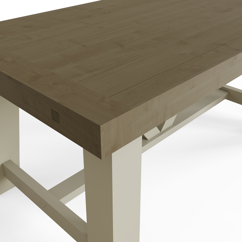 FWStyle Purbeck Truffle Dining Table Image 3