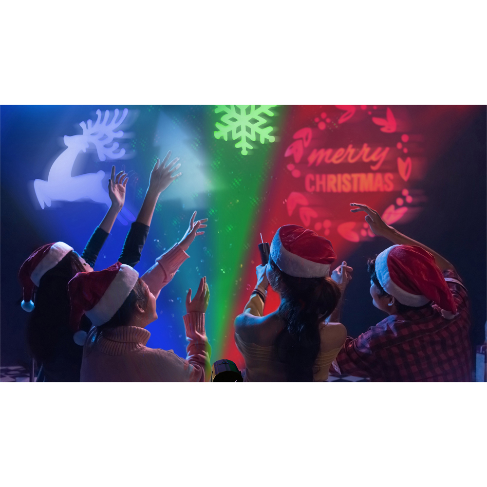 Xmas Haus 4 Slide Projector Light Image 3