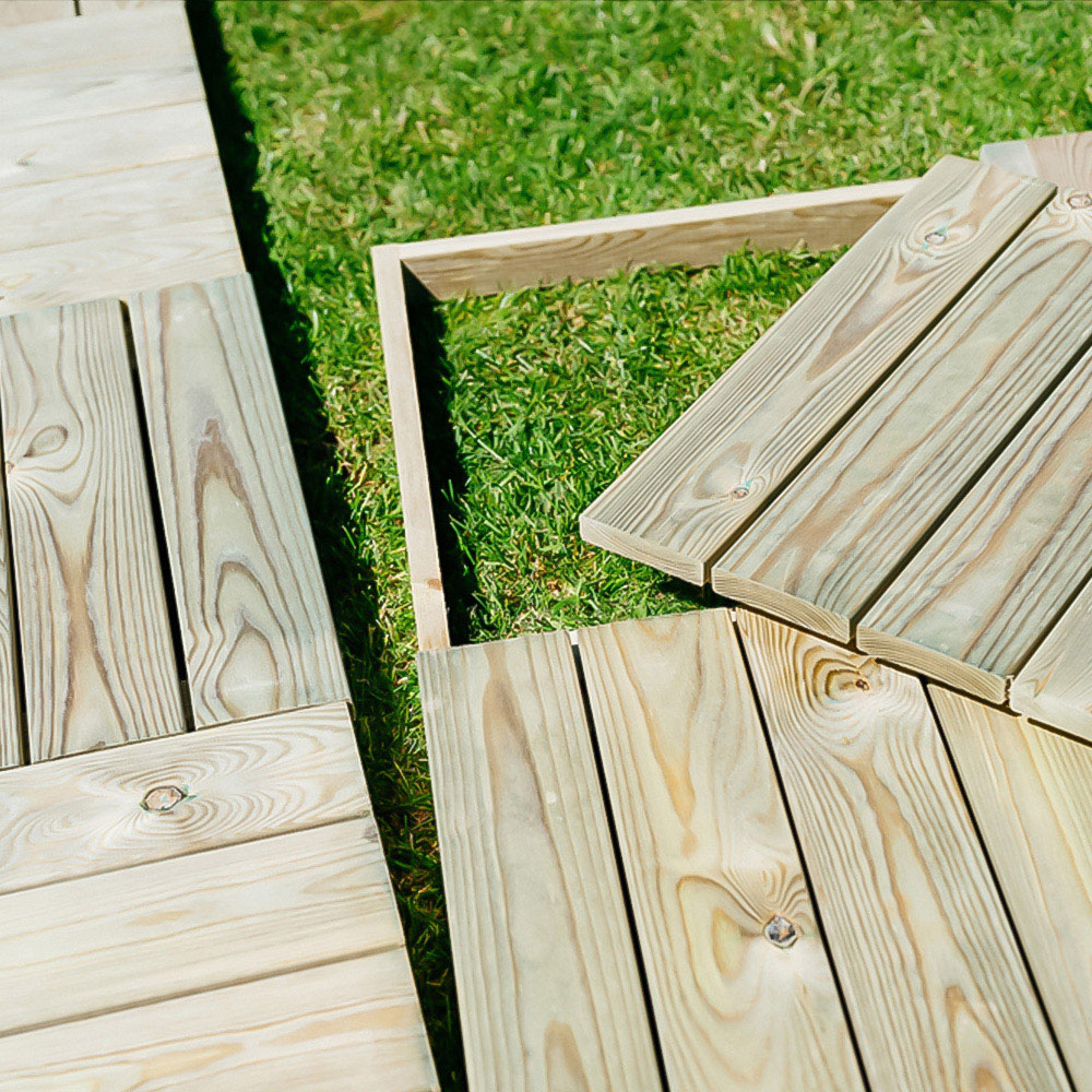 The Garden Village 45 Piece Decking Kit 9m Image 4