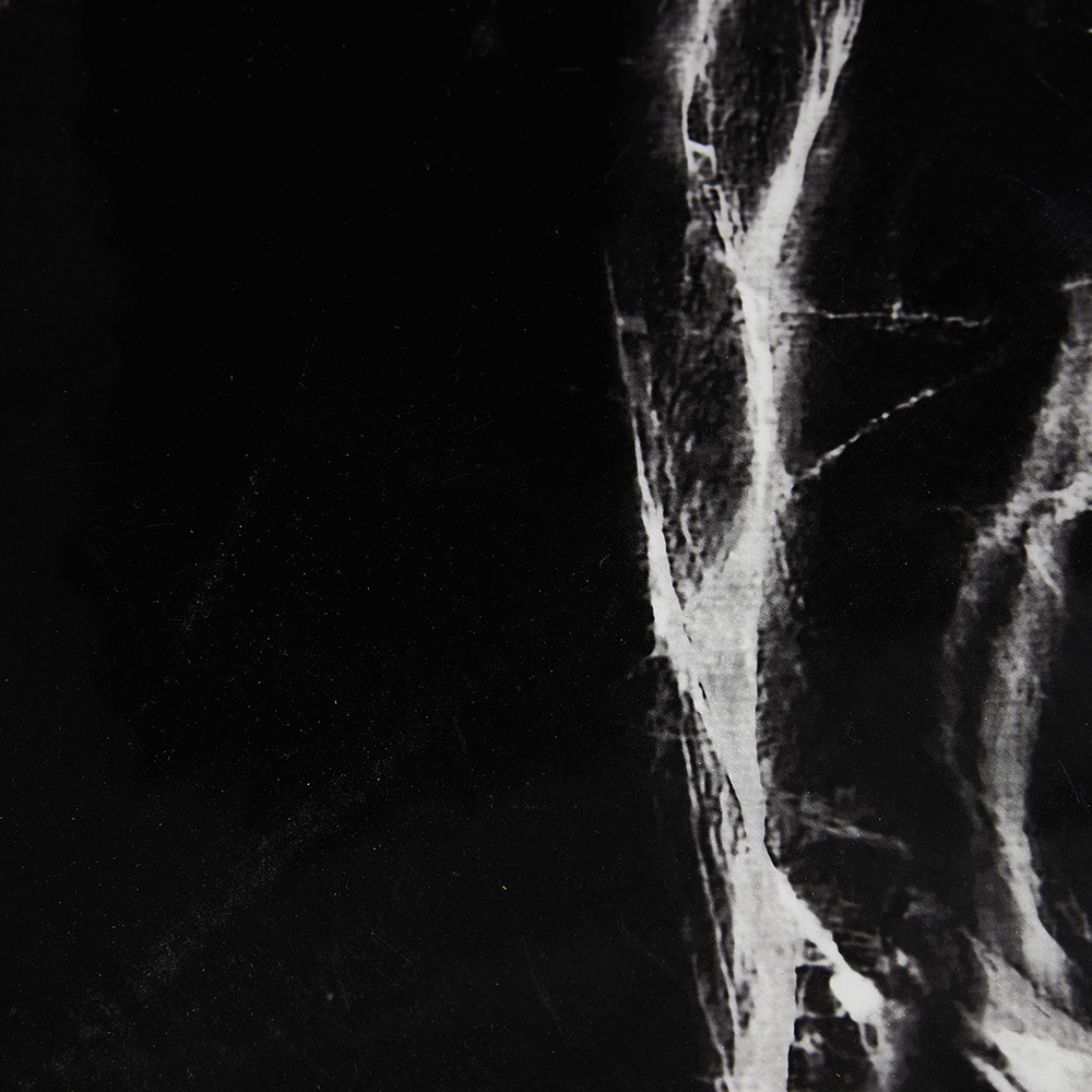 Living and Home Marble Patterned Black and White PVC Self Adhesive Wall Sticker 10 Pack Image 4