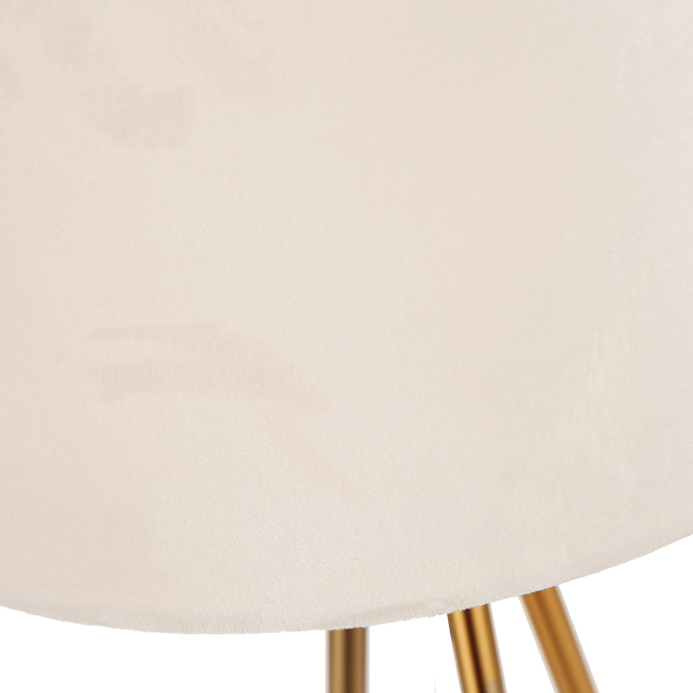 Pacific Lifestyle Houston Brushed Brass Metal Tripod Table Lamp Image 3