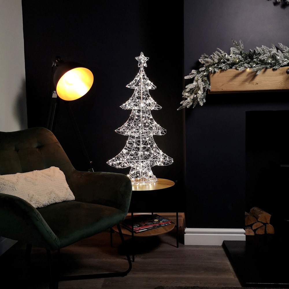 Samuel Alexander 300 Warm White LED Tree Christmas Decoration 90cm Image 6