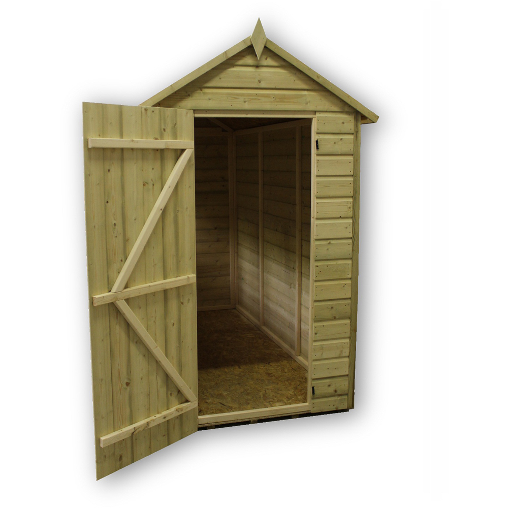 Empire Sheds 9200 4 x 7ft Tongue and Groove Apex Garden Shed Image 3