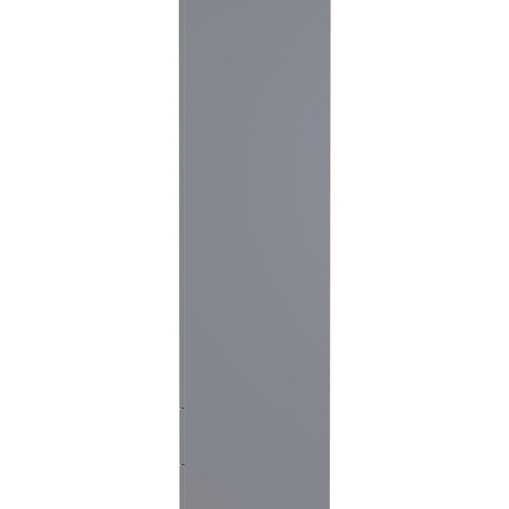 Crowndale Milan 2 Door 2 Drawer Dusk Grey Tall Double Wardrobe Image 3