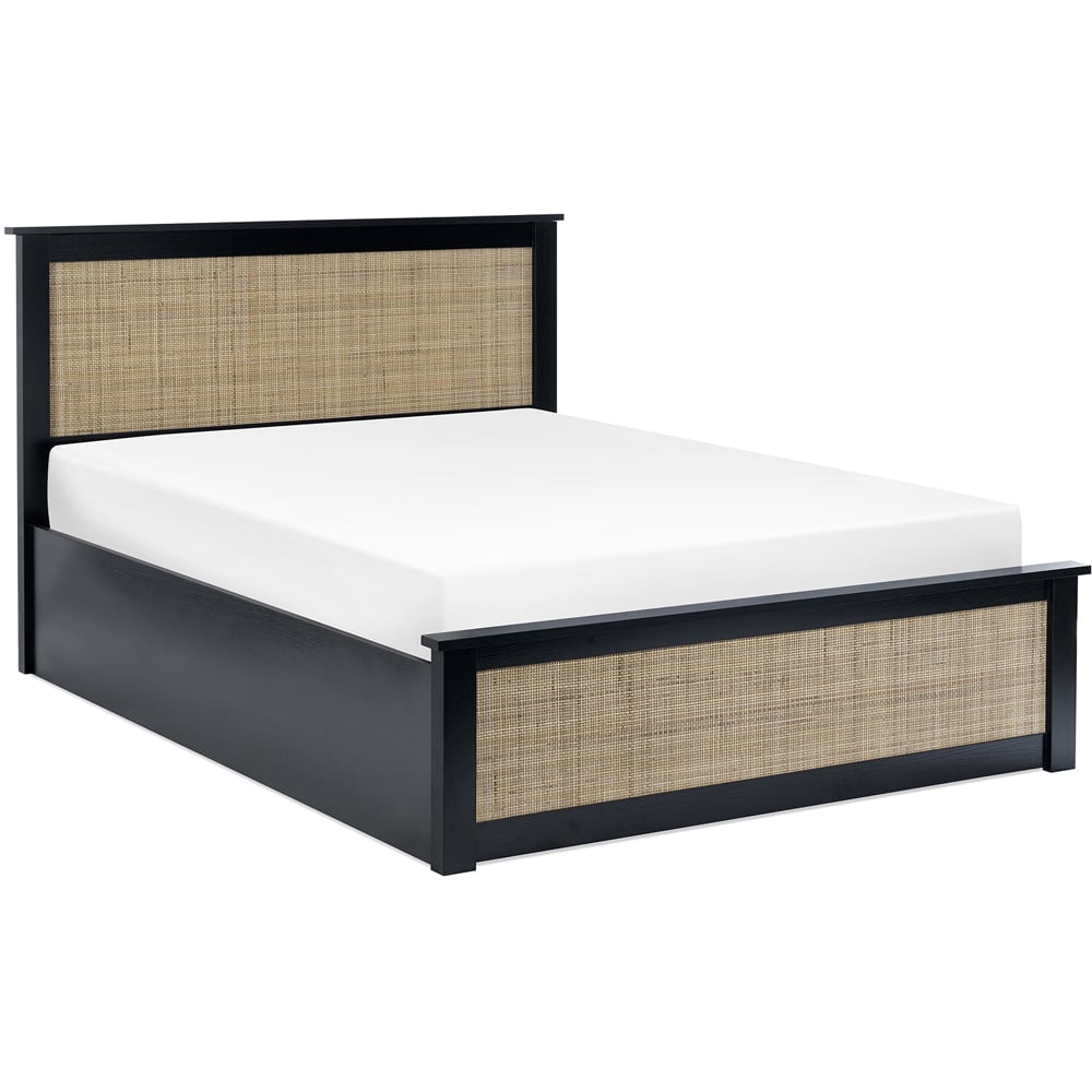 Julian Bowen Padstow Ottoman King Size Black Bed Frame Image 2