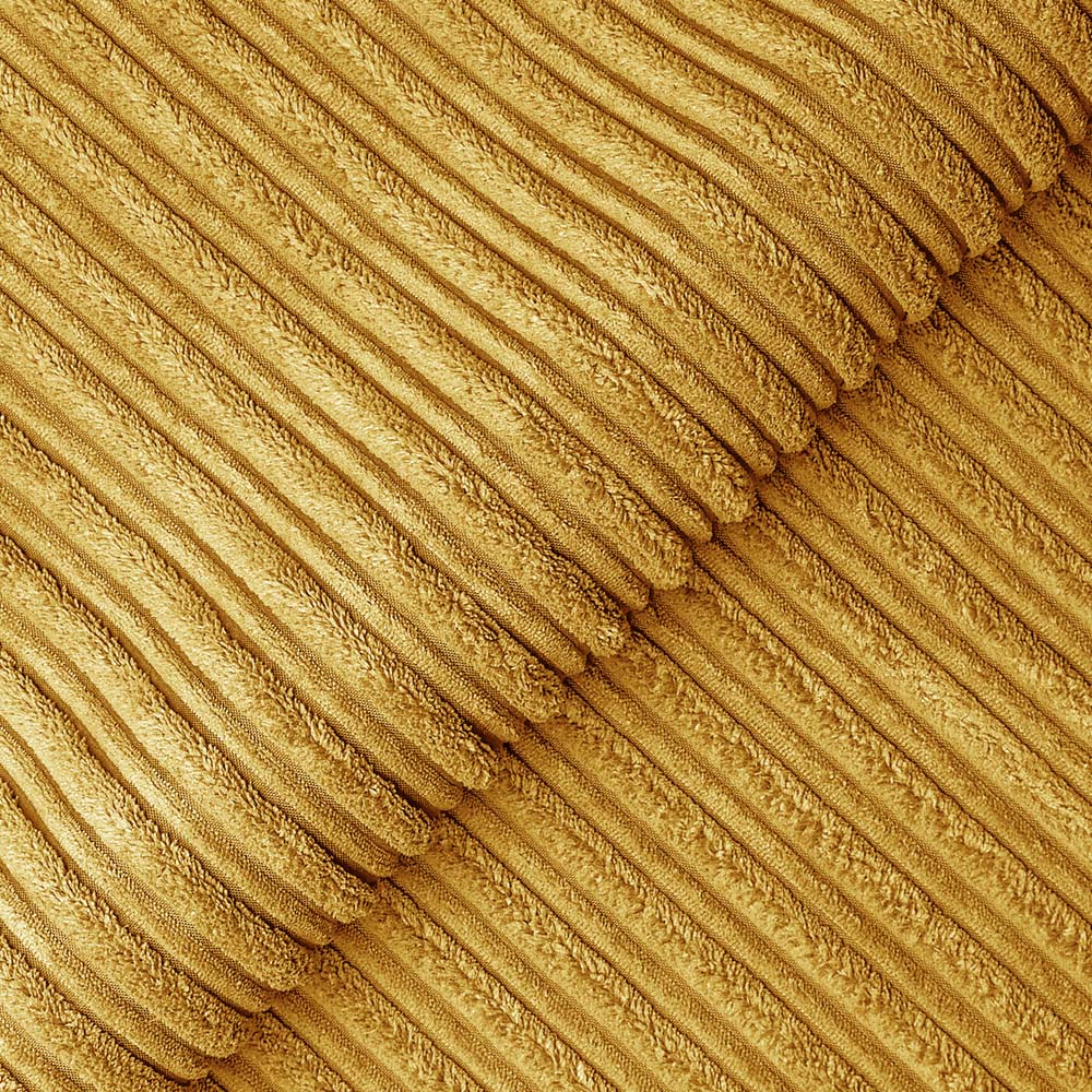 Luxor 5 Seater Mustard Jumbo Cord Scatter Back Sofa Set Image 7