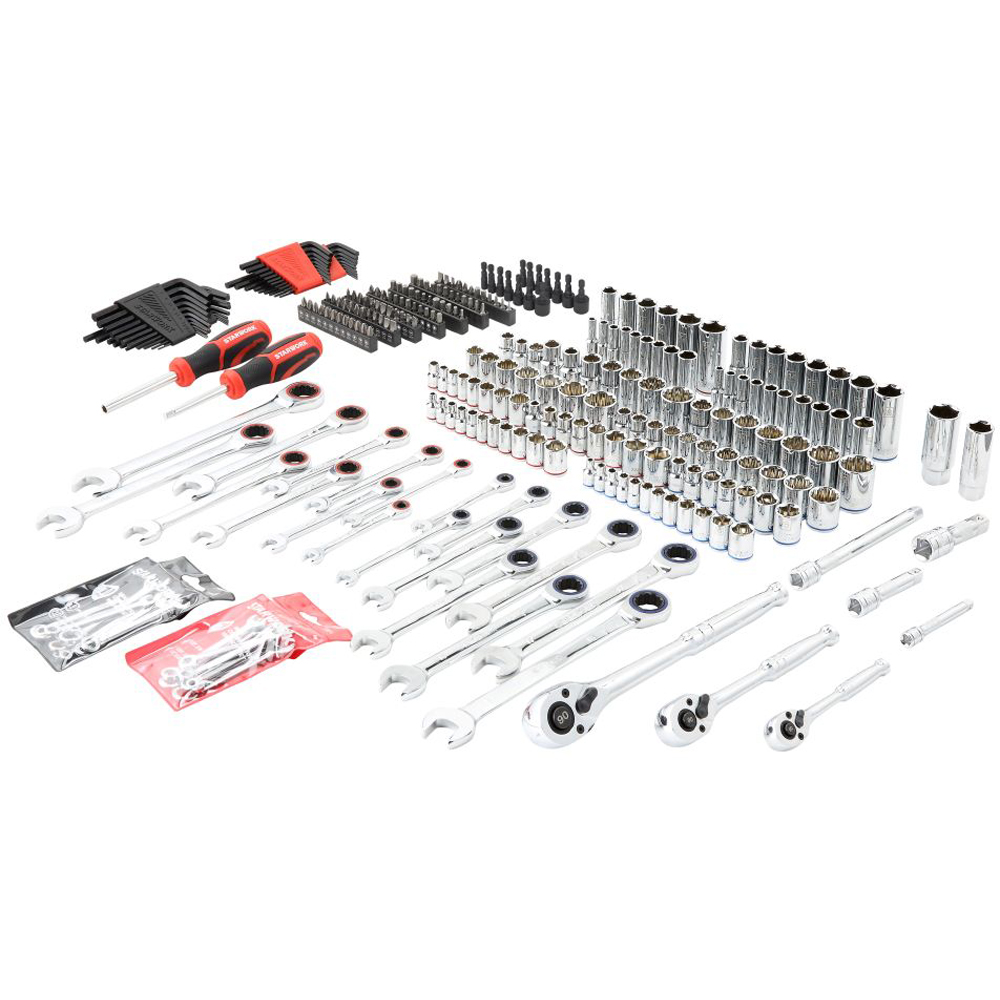 STARWORK True Mechanic 303 Piece SAE and Metric Professional Mechanics Tool Set Image 3
