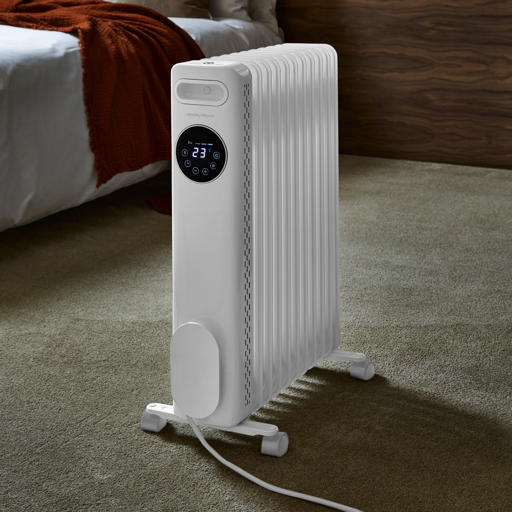 Morphy Richards White Digital Oil Filled Radiator 2500W Image 2