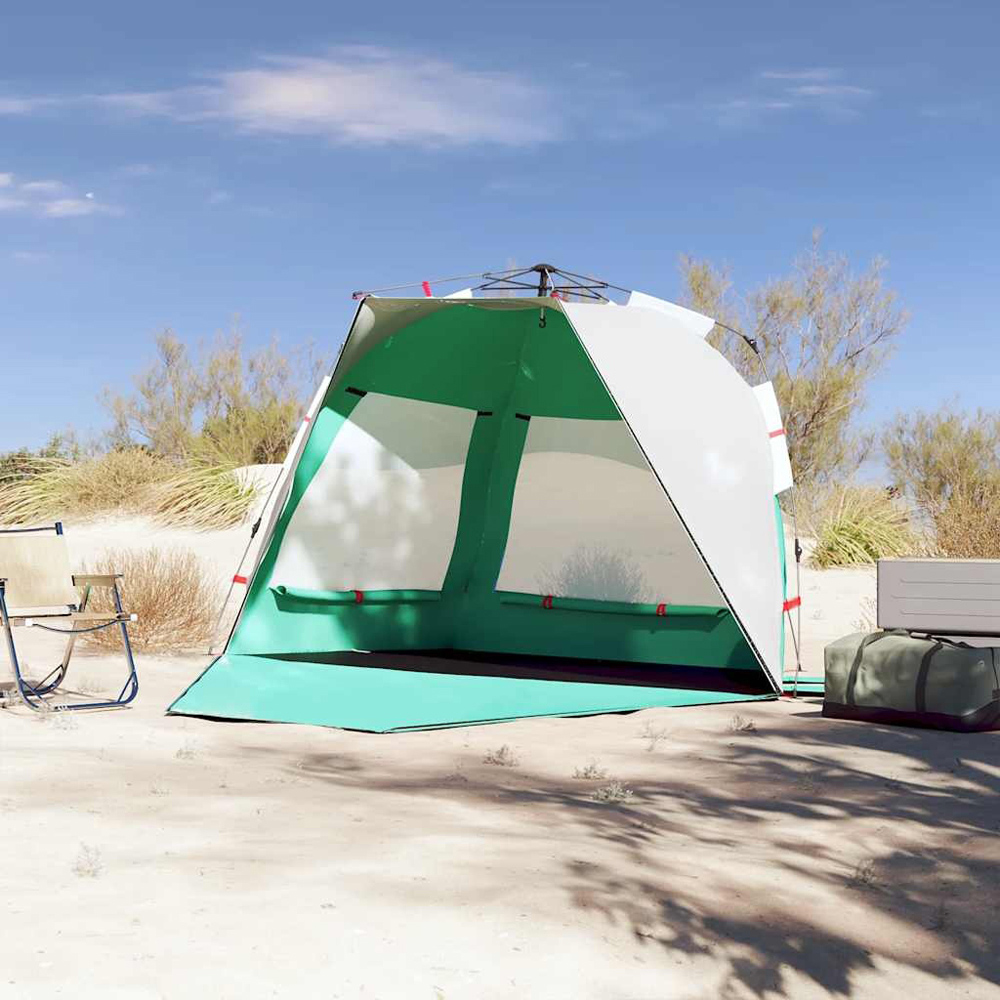 Walplus 3 Person Sea Green Quick Release Waterproof Beach Tent Image 7