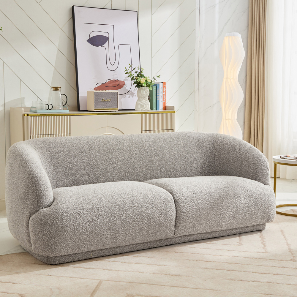 Sutton 3 Seater Taupe Sofa Image 3
