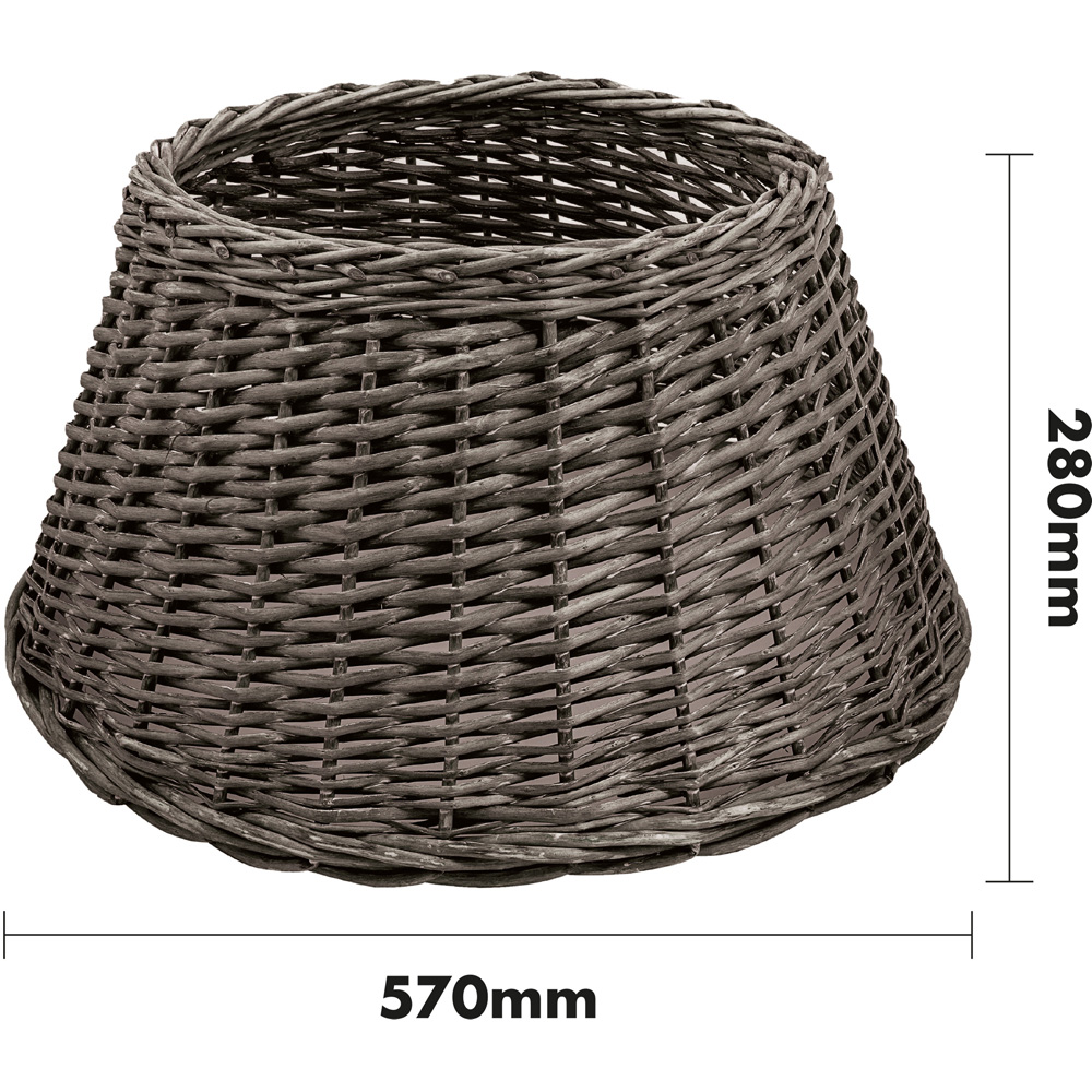 St Helens Small Wicker Christmas Tree Skirt Image 7