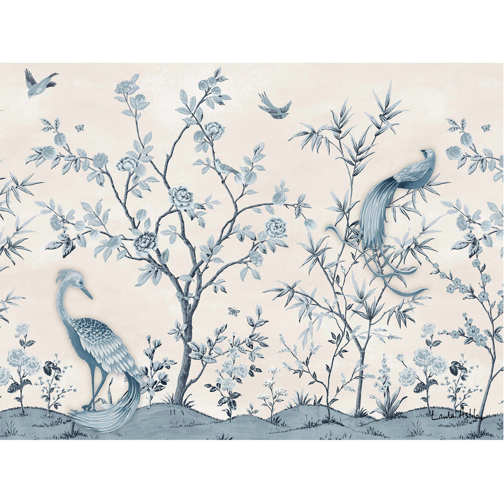 Laura Ashley Tregaron Garden White Frame Wall Art 70 x 100cm Image 4