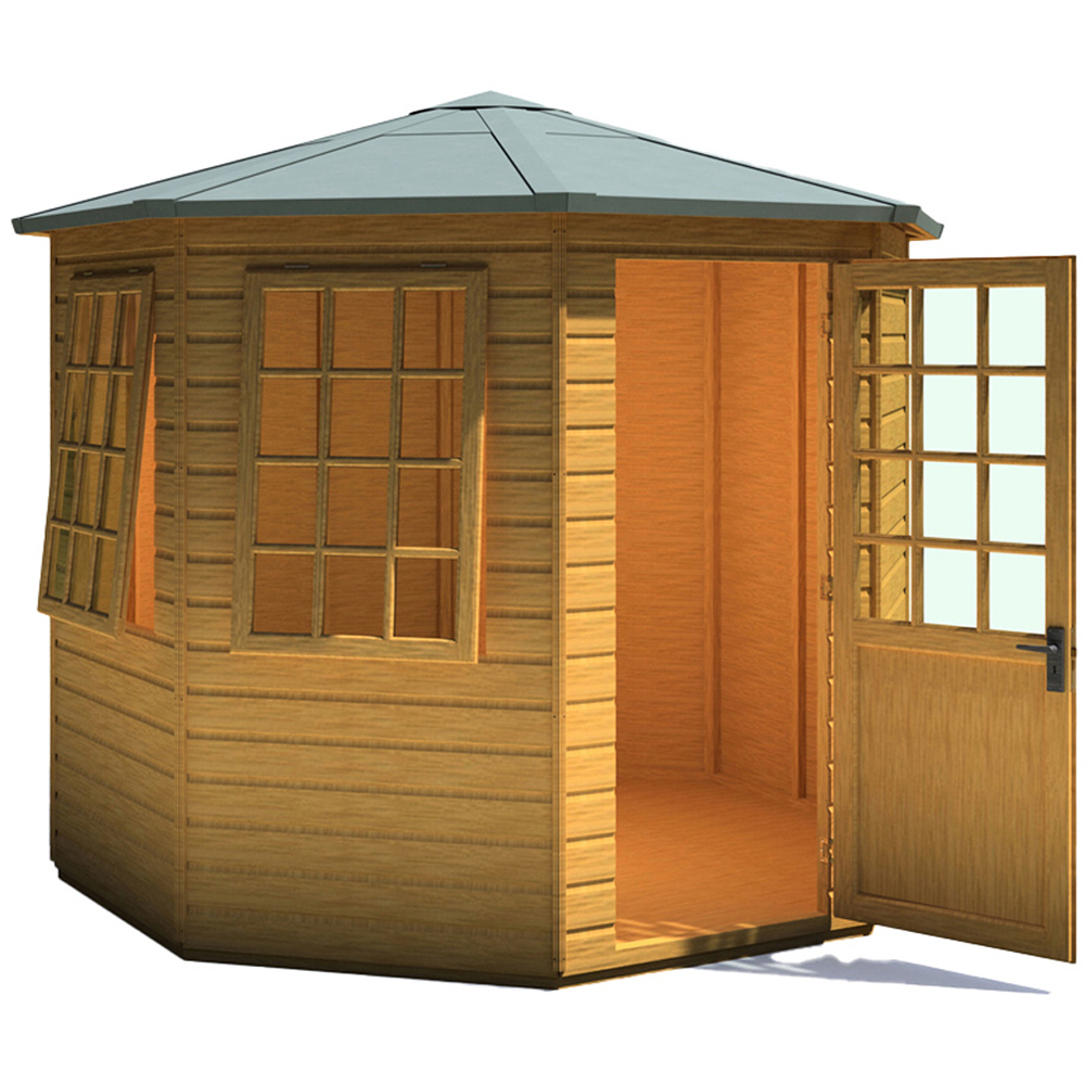 Shire Arreton 8 x 8ft Shiplap Apex Summerhouse Image 2