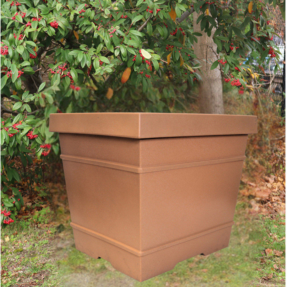 Trifibre Kew Terracotta Roto Moulded Planter 70 x 80cm Image 2