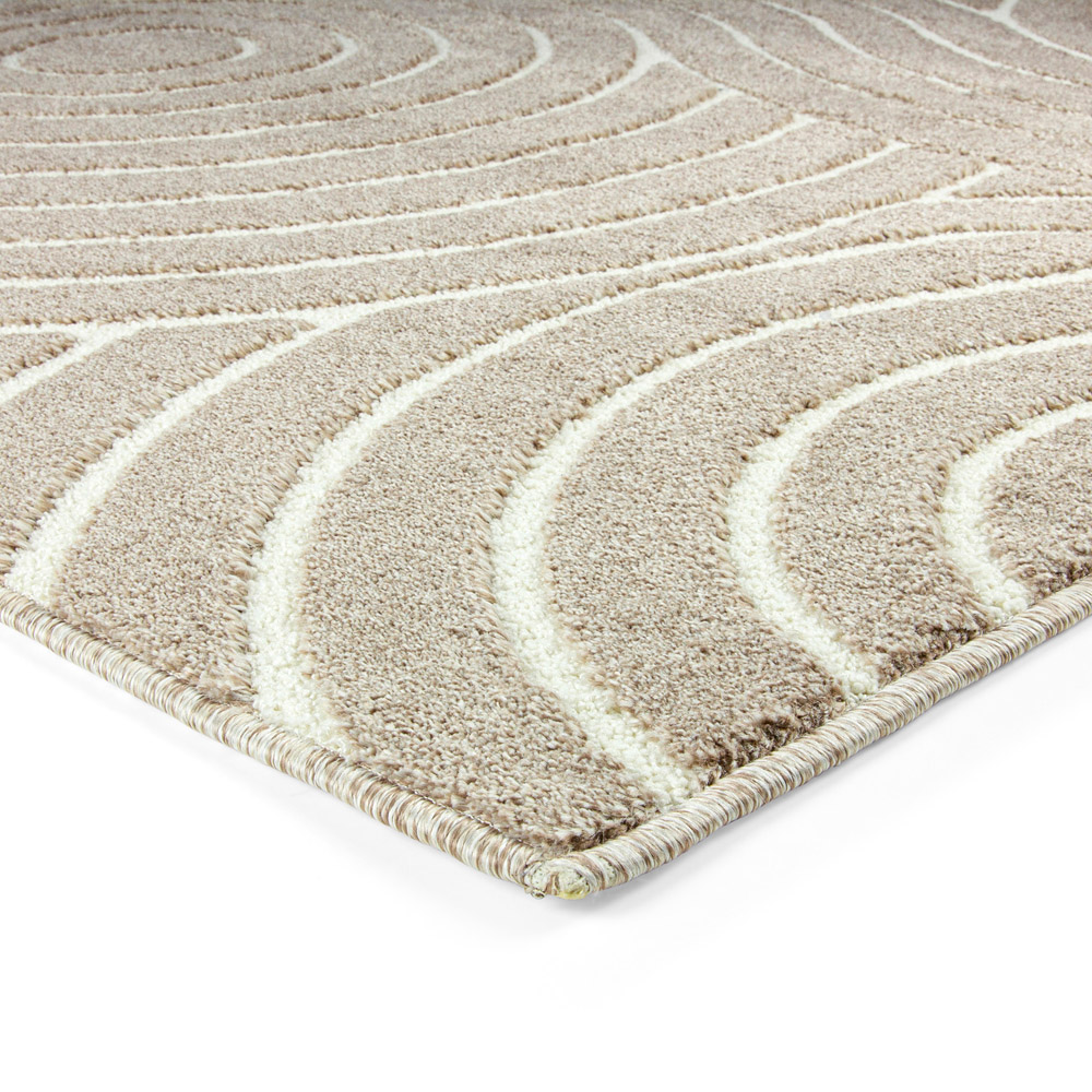 Eselle Rhythm Sculpt Natural Rug 120 x 170cm Image 5