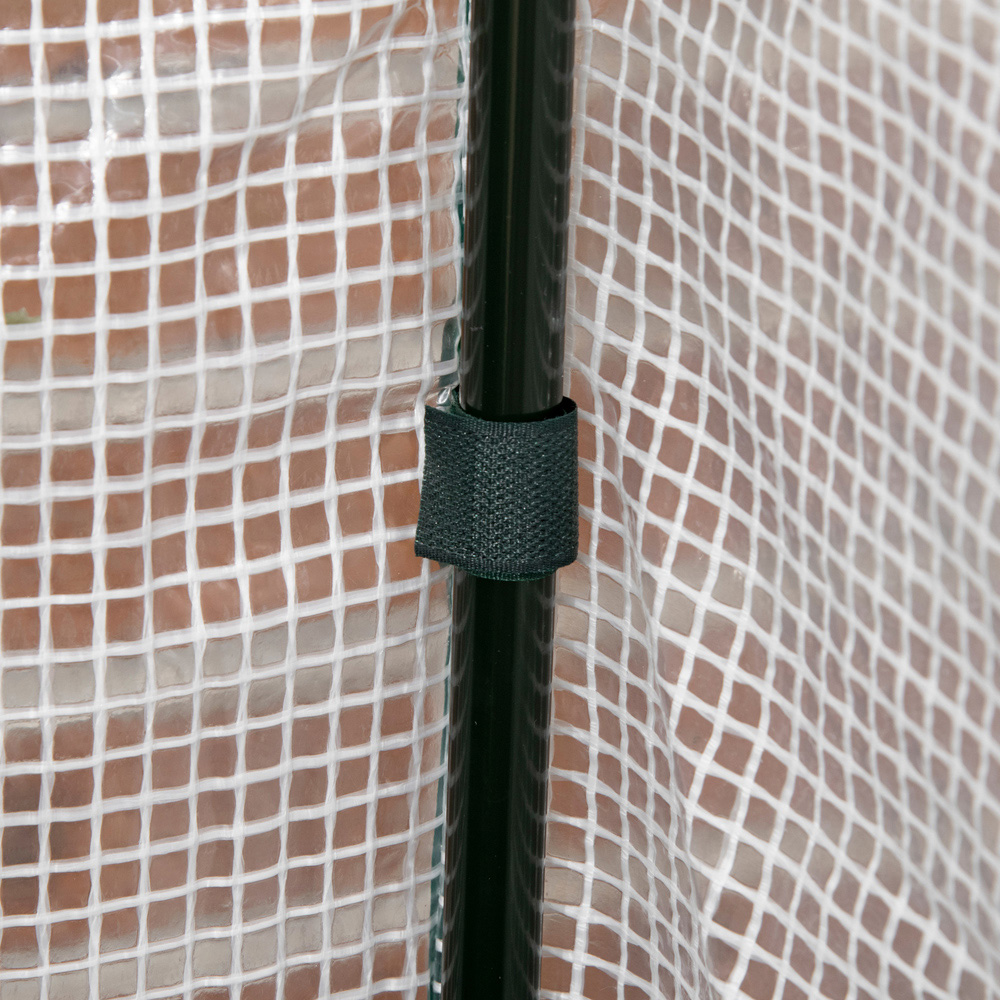 Outsunny Dark Grey Raised Garden Bed with PE Cover Image 4