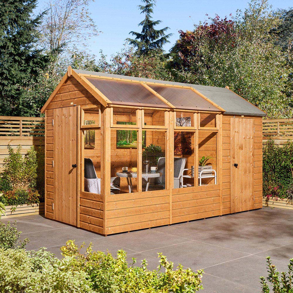 Rowlinson 12 x 6ft Growhouse with Store Image 2