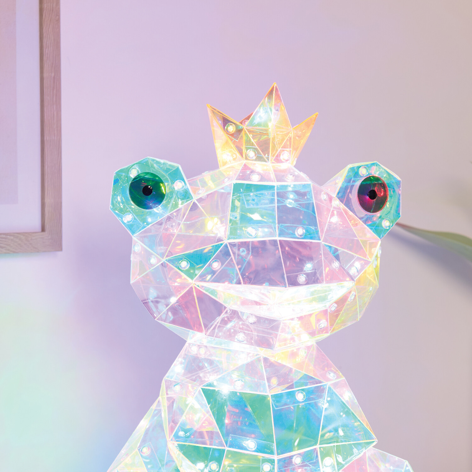 Crystal Effect Iridescent Frog Light Image 4