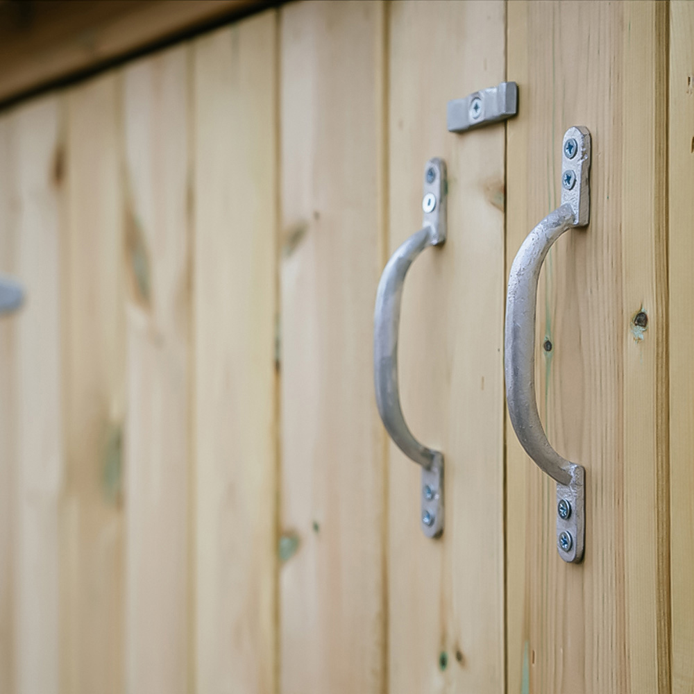 The Garden Village Chipping 7 x 3ft Small Bike Shed Image 7