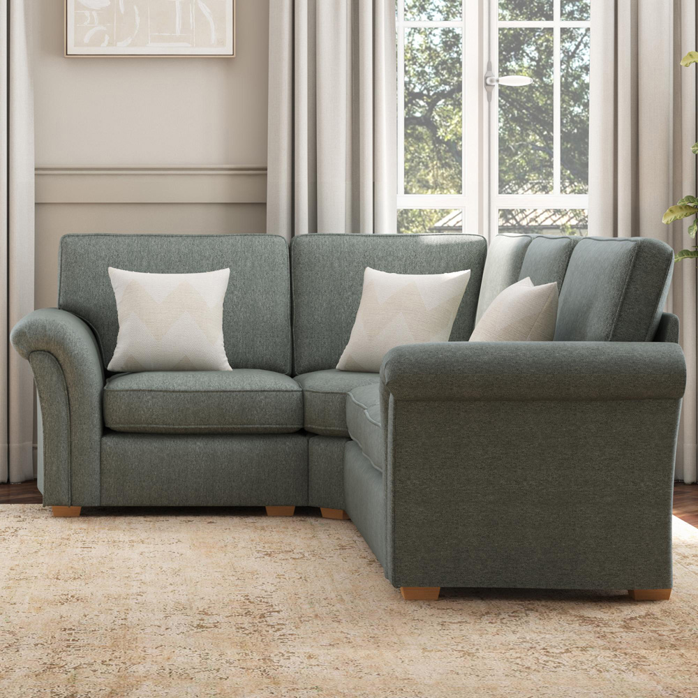 Castleacre 3 Seater Venice Granite Right Hand Fixed Back Corner Sofa Image 5