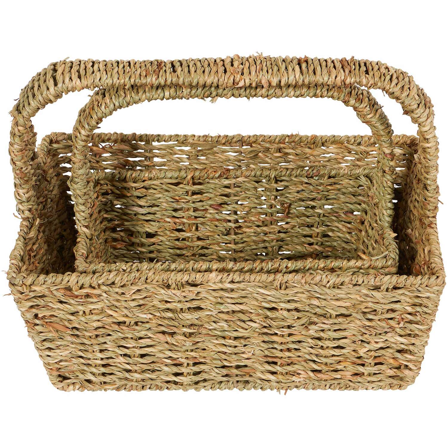 Set of 2 Seagrass Baskets Image 1