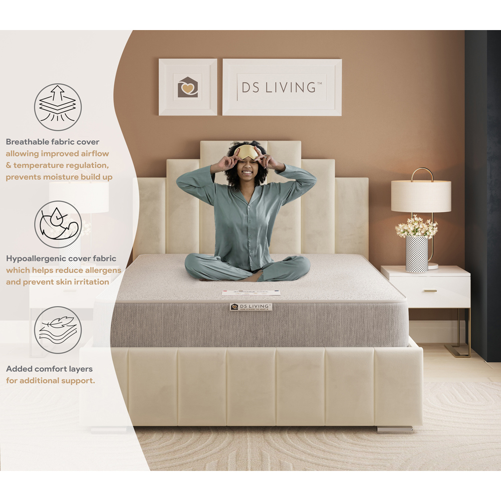 DS Living Aurora Harmony Small Double Bonnell Spring Mattress with Comfort Layers Image 6