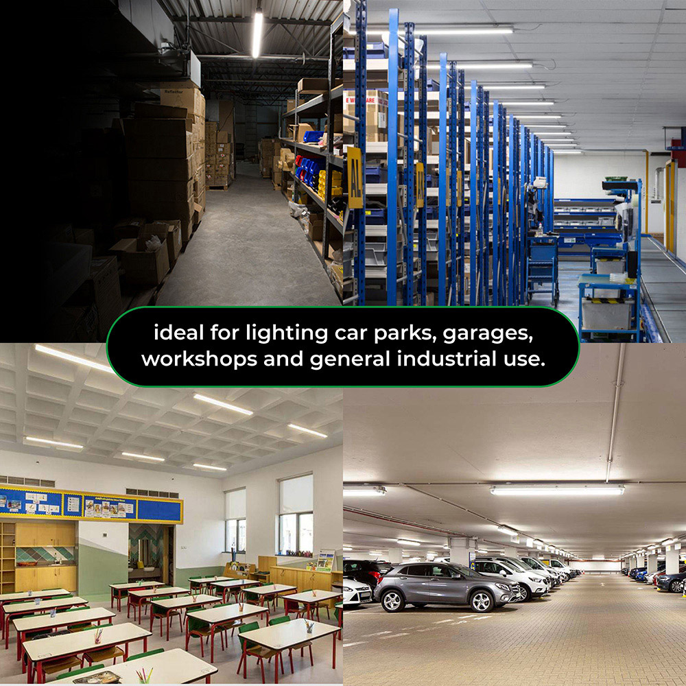 ENER-J 4 Pack 50W 3000K LED Backlit Panel Lights Image 6