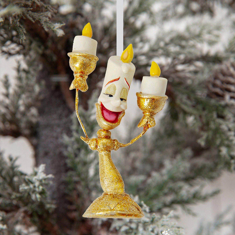 Disney Beauty and The Beast Resin Hanging Decoration 4 Pack Image 9