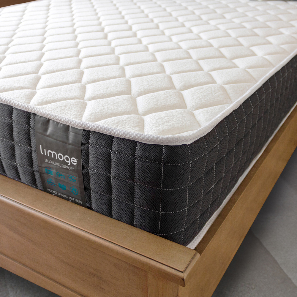 Limoge Cloud Double Medium Pillow Top Pocket Sprung Mattress Image 5