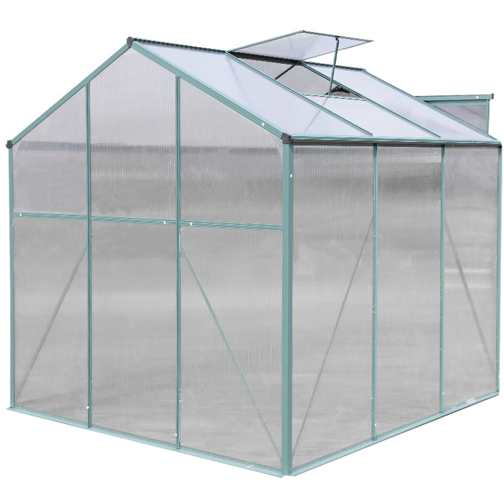 Living and Home Aluminium Frame 6 x 6ft Greenhouse Image 4