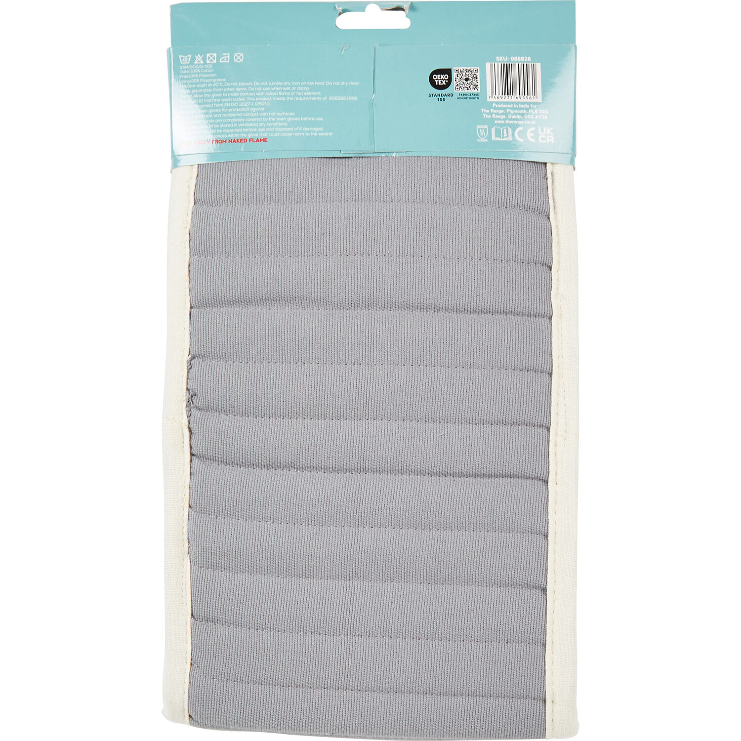 My Home Head Chef Double Oven Glove - Grey Image 5