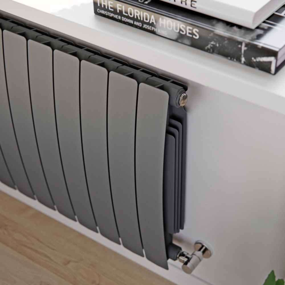 Terma Bergamo 4995BTU Graphite 13 Section Radiator 590 x 1040mm Image 6