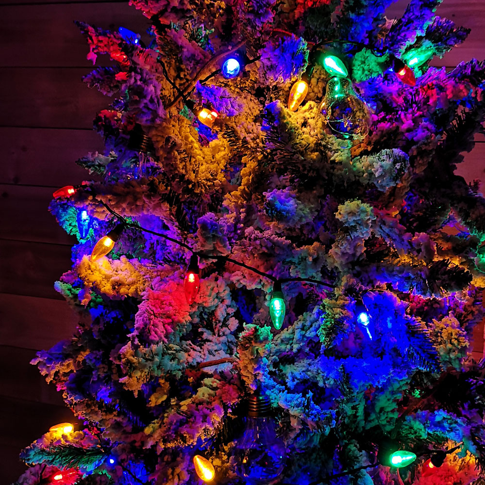 Samuel Alexander 120 Multicolour LED Bulb Multi-Function Black Festoon Light 12m Image 3