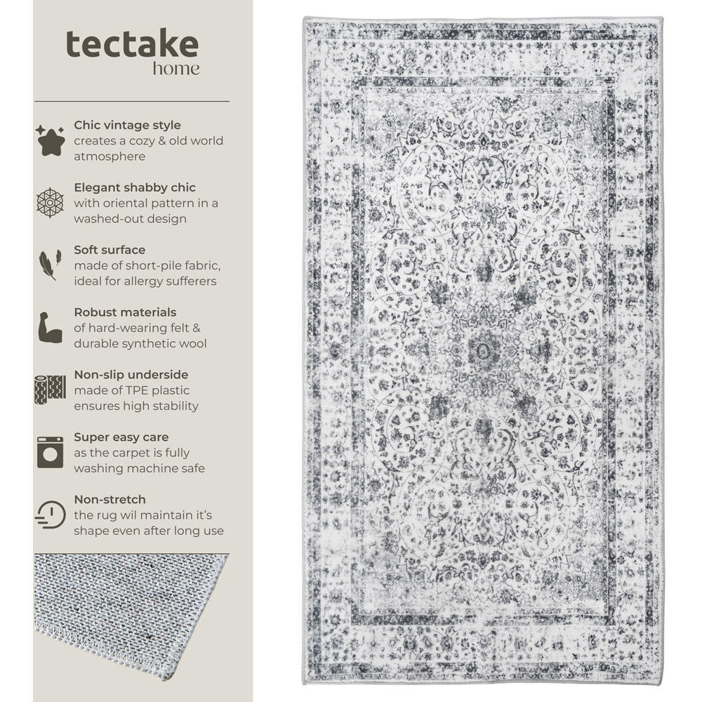 tectake Aliya Washable Rug 110 x 60cm Image 7