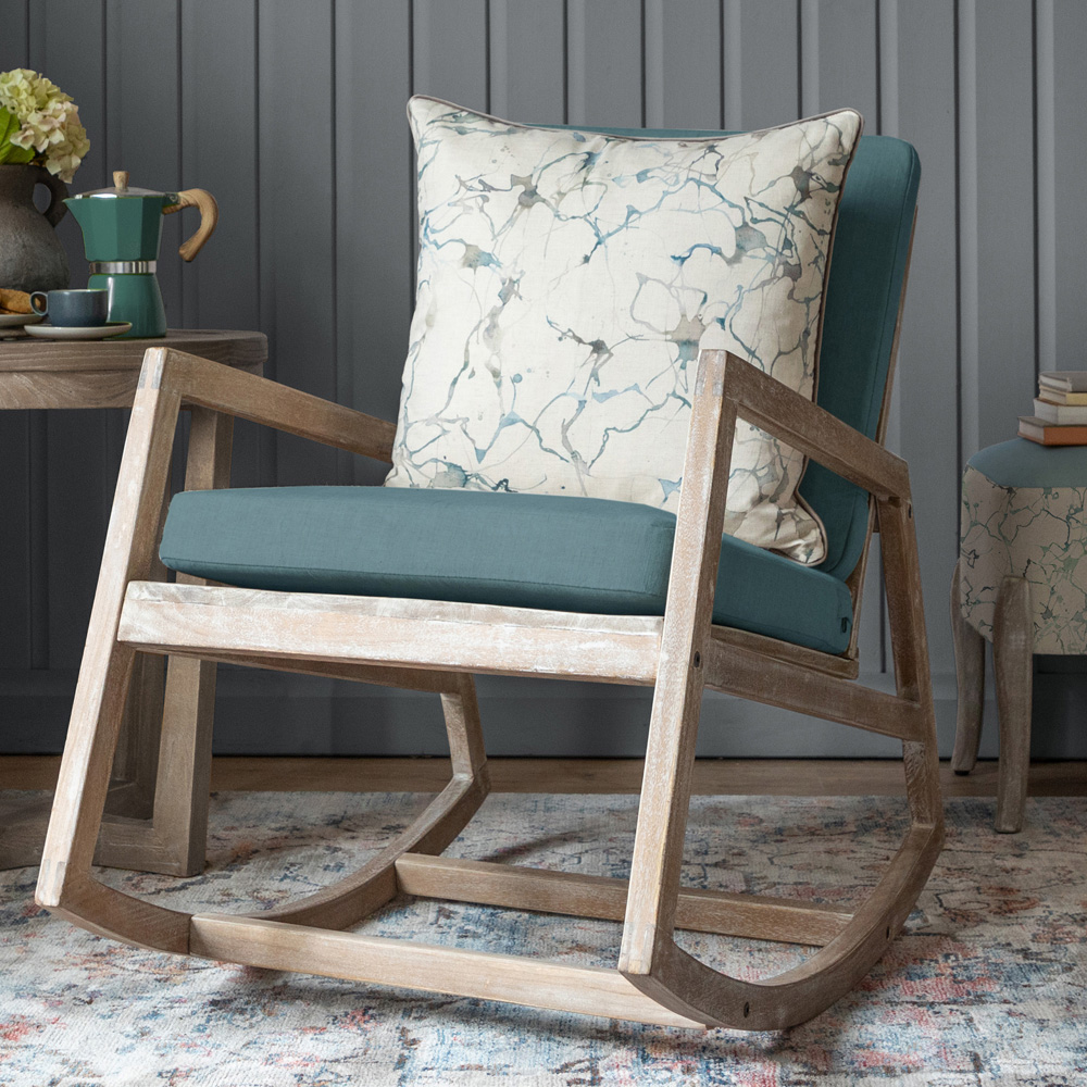 Voyage Maison Additions Carrara Frost 2 Printed Feather Filled Cushion 50cm Image 2