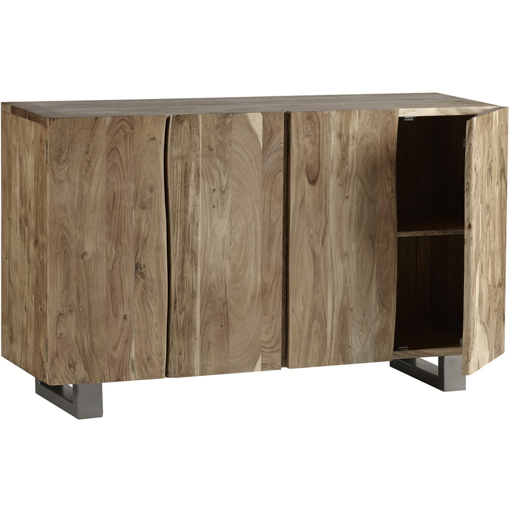 Brooklyn Barima 4 Door Wooden Sideboard Image 4