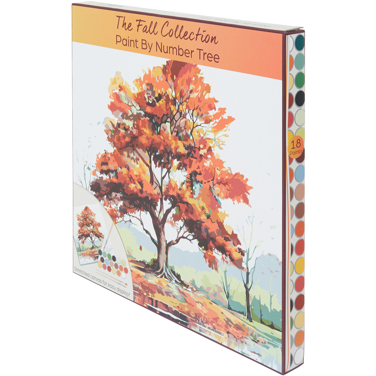 Paint By Number Autumn Tree Image 2