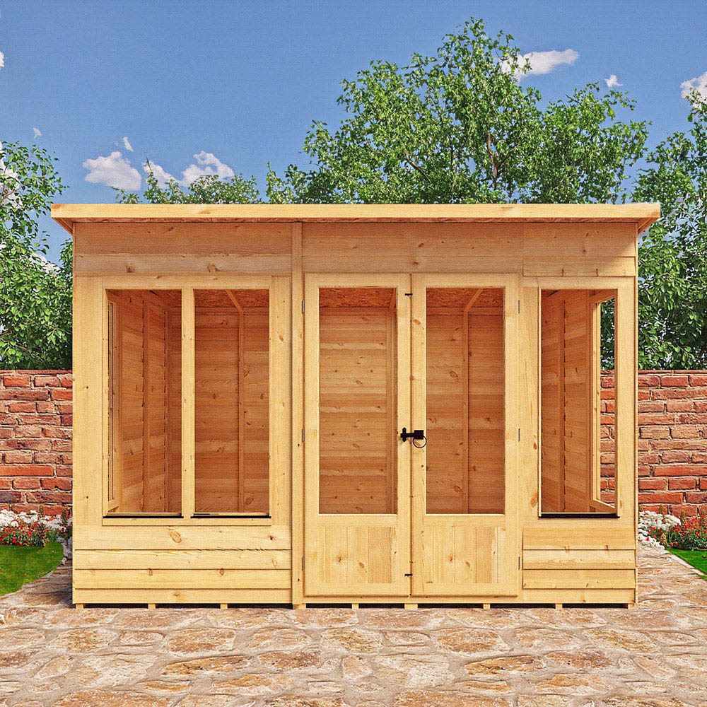 Shire GB Alora 10 x 6ft Pent Overlap Summerhouse Image 6