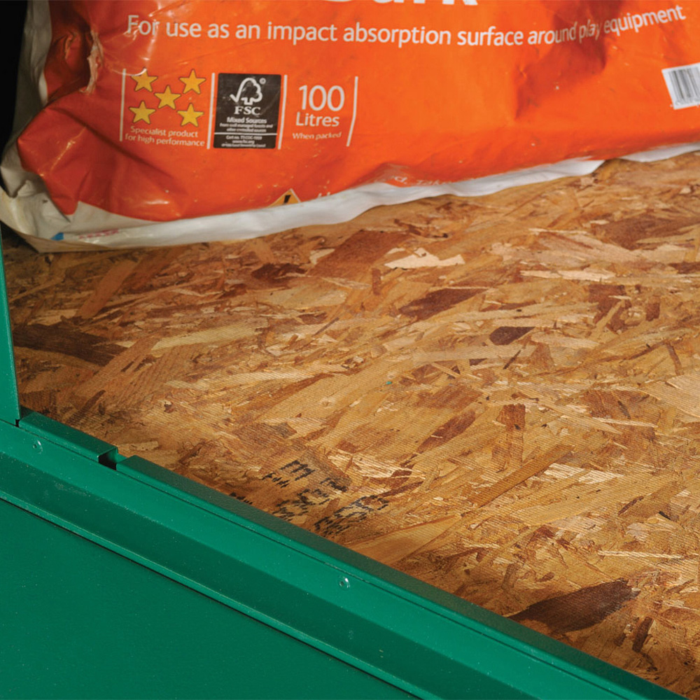 Asgard Flexistore 5 x 7ft Green Apex Garden Shed Image 6