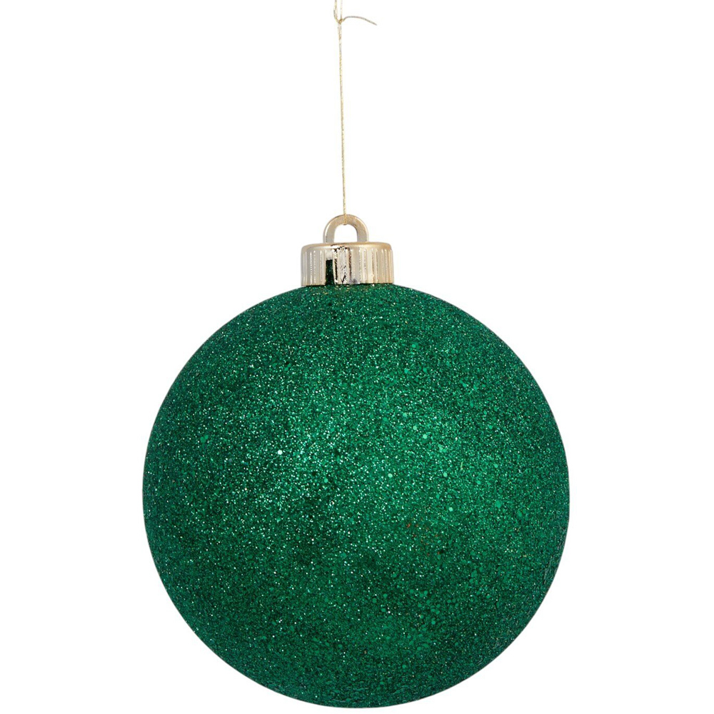 Pack of 6 Sleigh Bells Ring Baubles Red Image 6