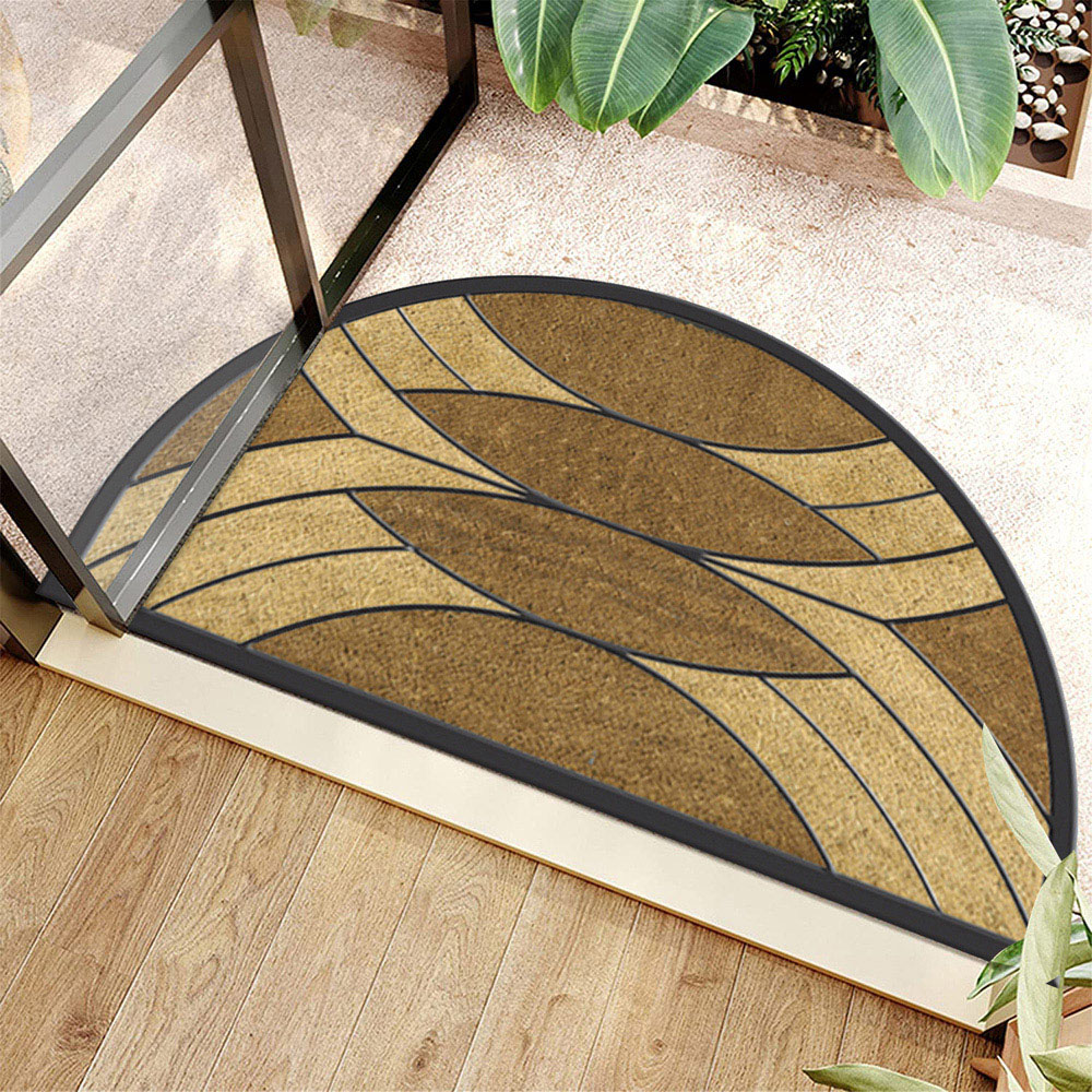 Coco & Coir Palm Cluster Arc Coir Door Mat 45 x 75cm Image 8