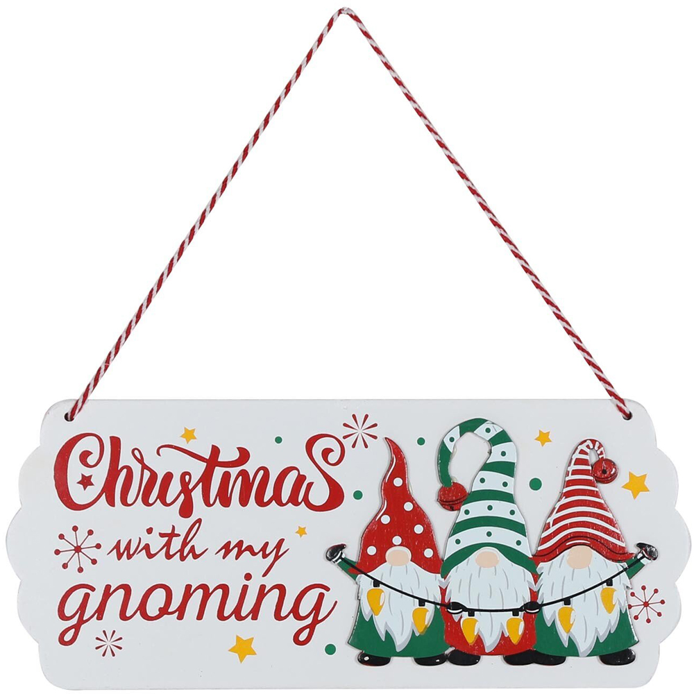 Gnome Hanging Plaque Image 3