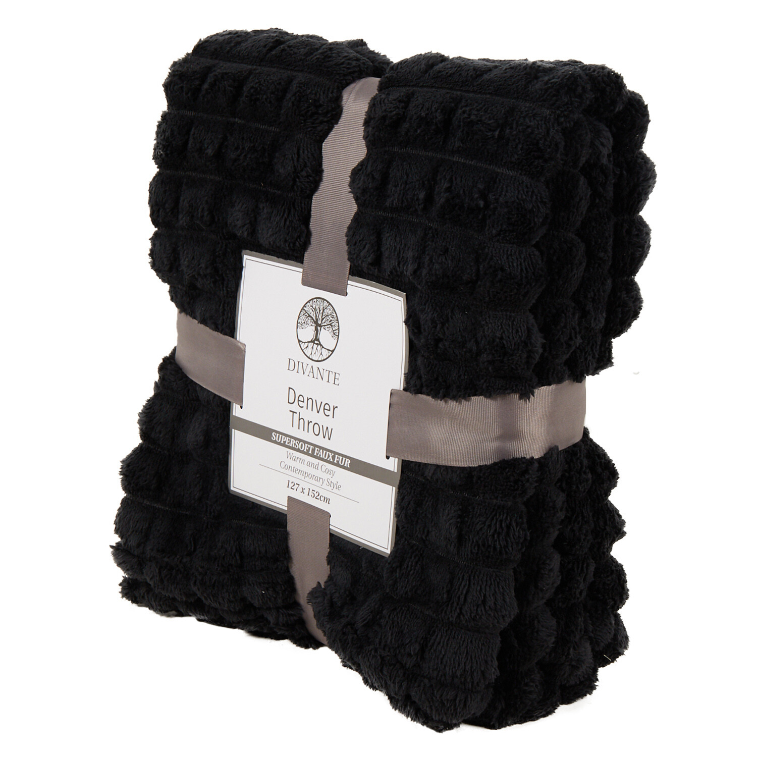 Divante Denver Throw - Black Image 2
