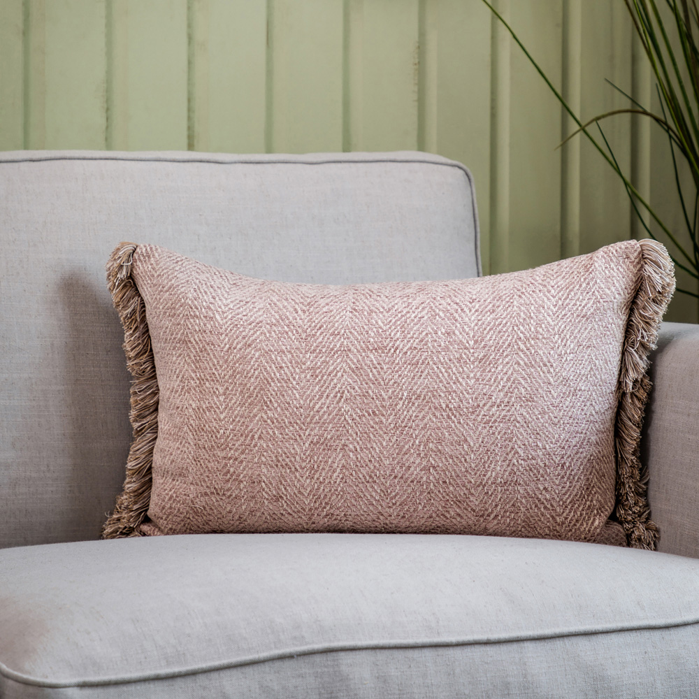 Voyage Maison Oryx Heather Feather Filled Cushion 40 x 60cm Image 2