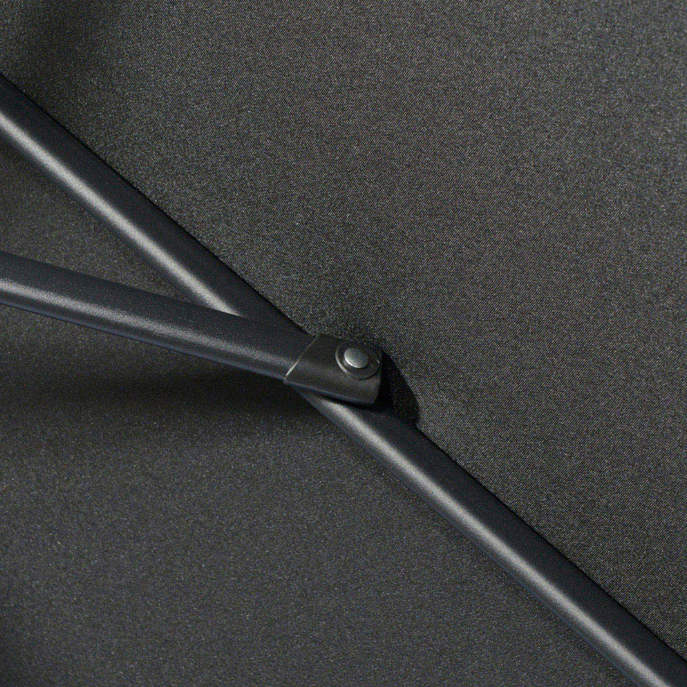 Outsunny Black Crank and Tilt Cantilever Parasol 2.7m Image 3